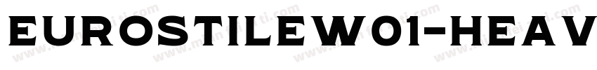 EurostileW01-Heavy R字体转换